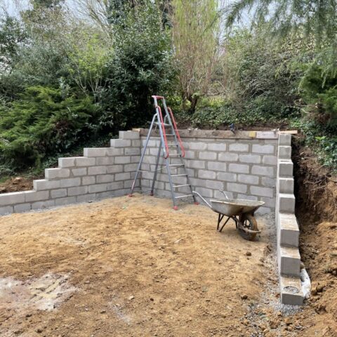 mur de soutenement plaisir
