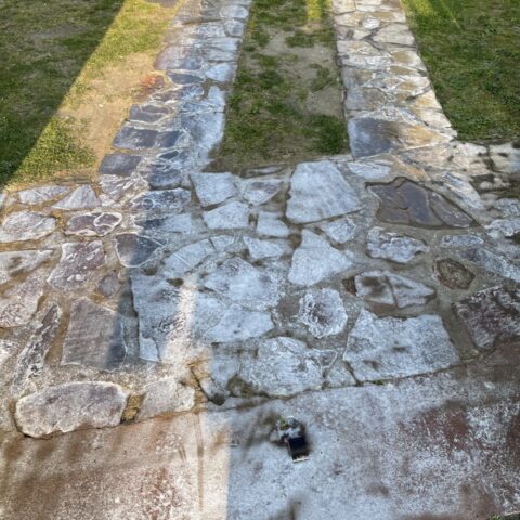 nettoyage dalles terrasse 78 - avant