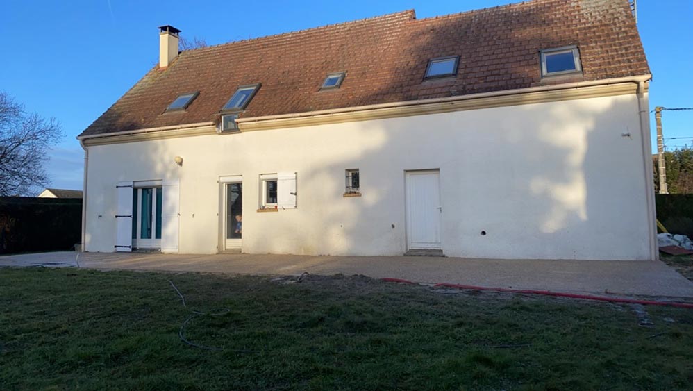 Création terrasse béton désactivé Cherisy 28500