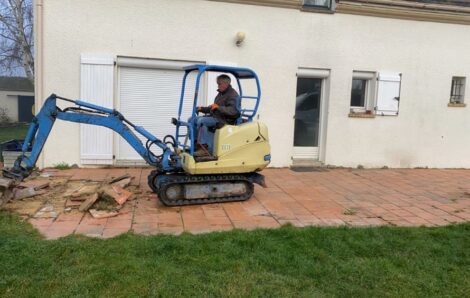 Démolition terrasse Cherisy 28500