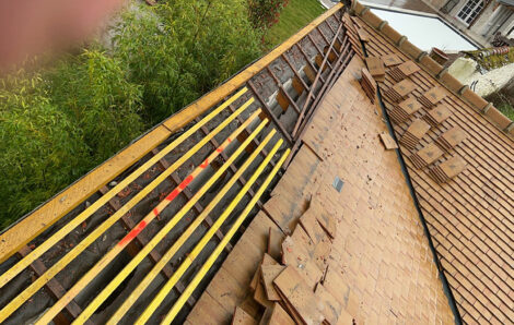 Changement liteaux toiture Davron 78810