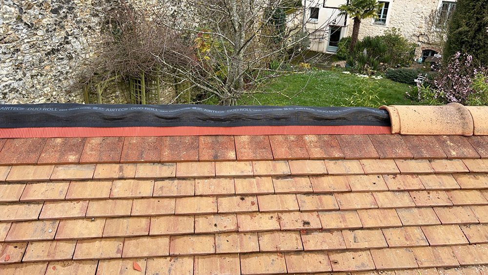 Remplacement faîtière toiture Davron 78810