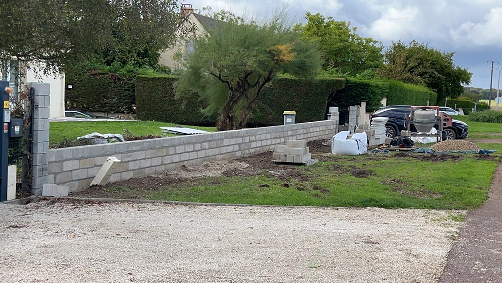 Création muret Plaisir 78370