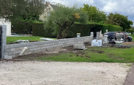 Création muret Plaisir 78370