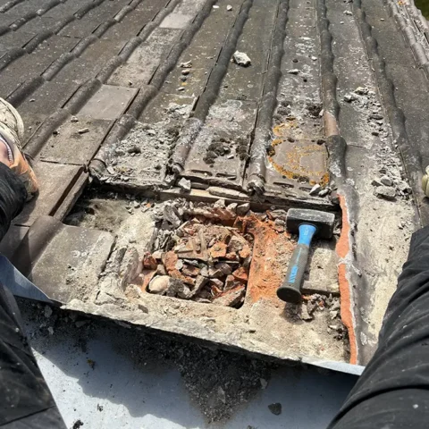 demolition cheminee neauphle le chateau 3